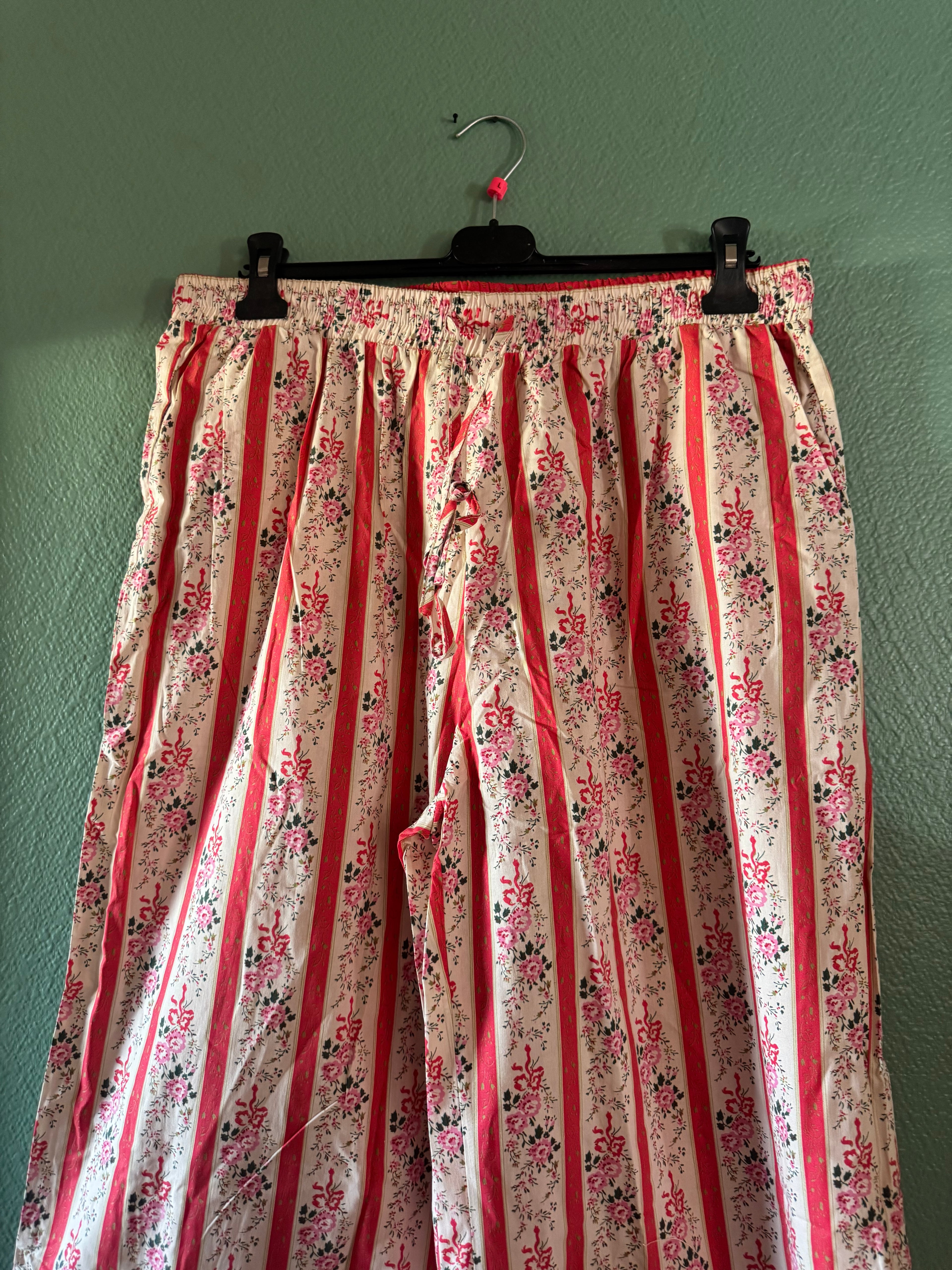 Pantalon Rose Fleurie