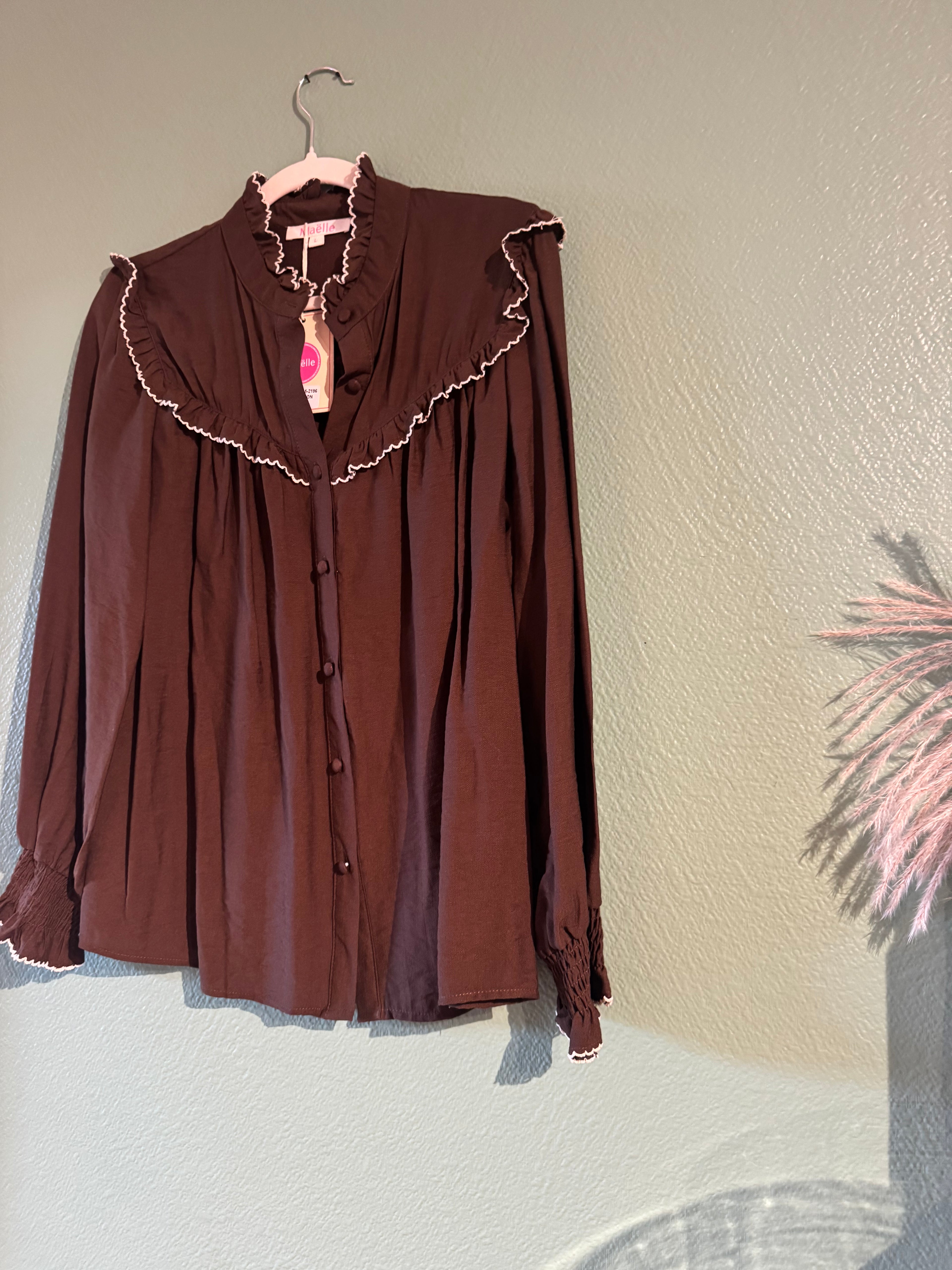 Blouse Marron
