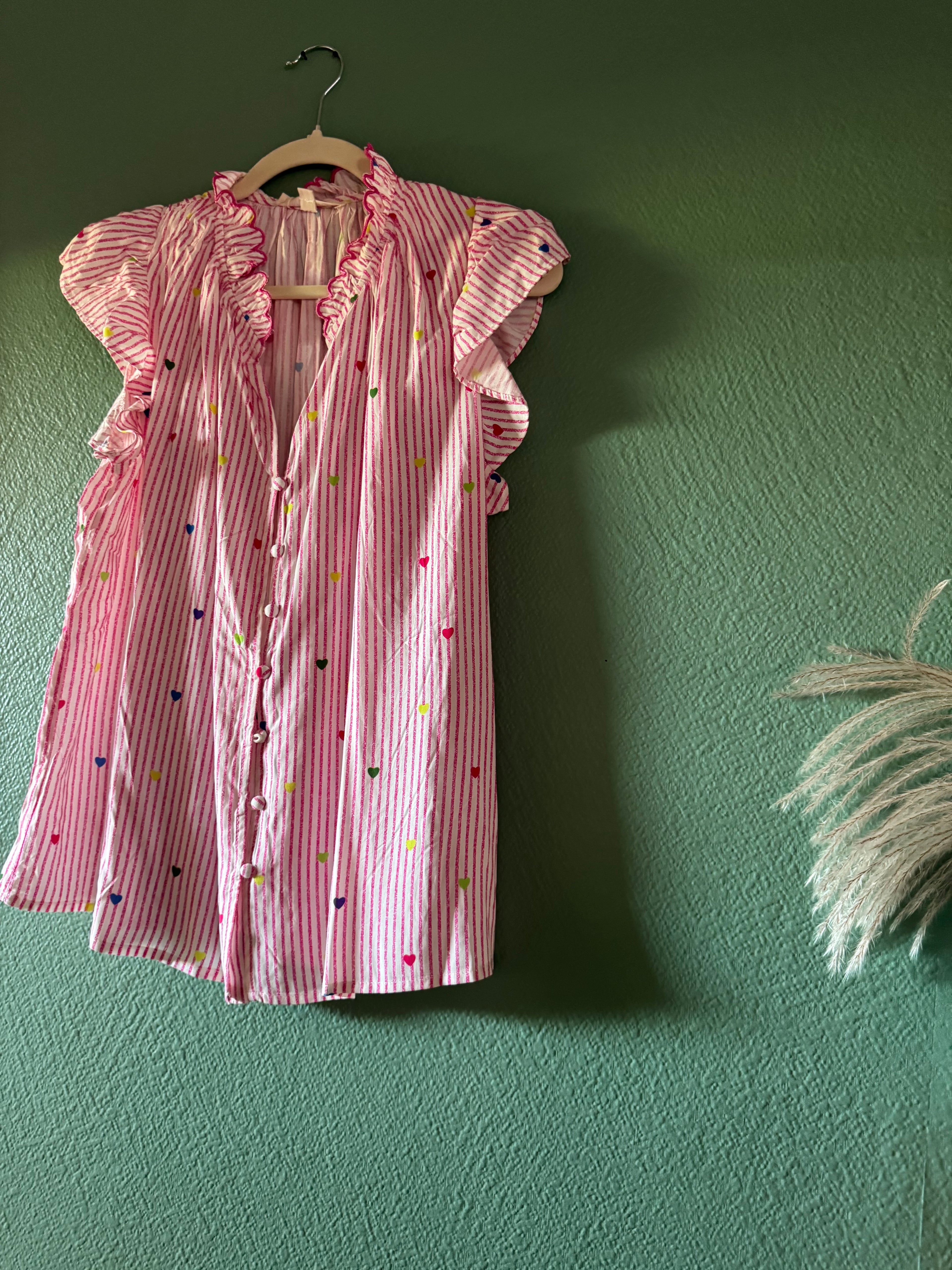 Blouse rayure rose