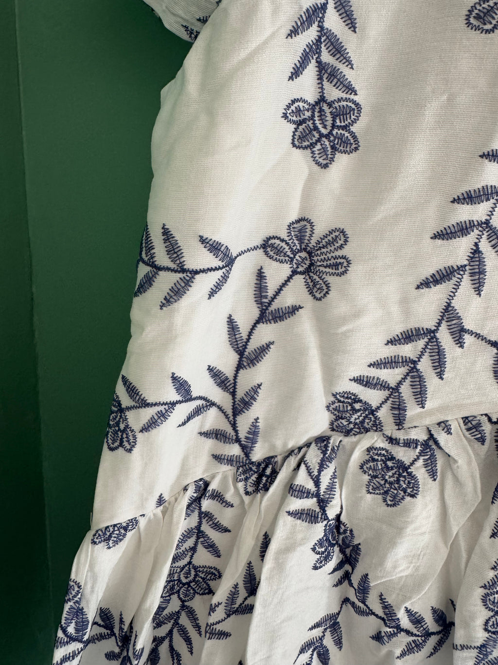 Robe blanc et bleu