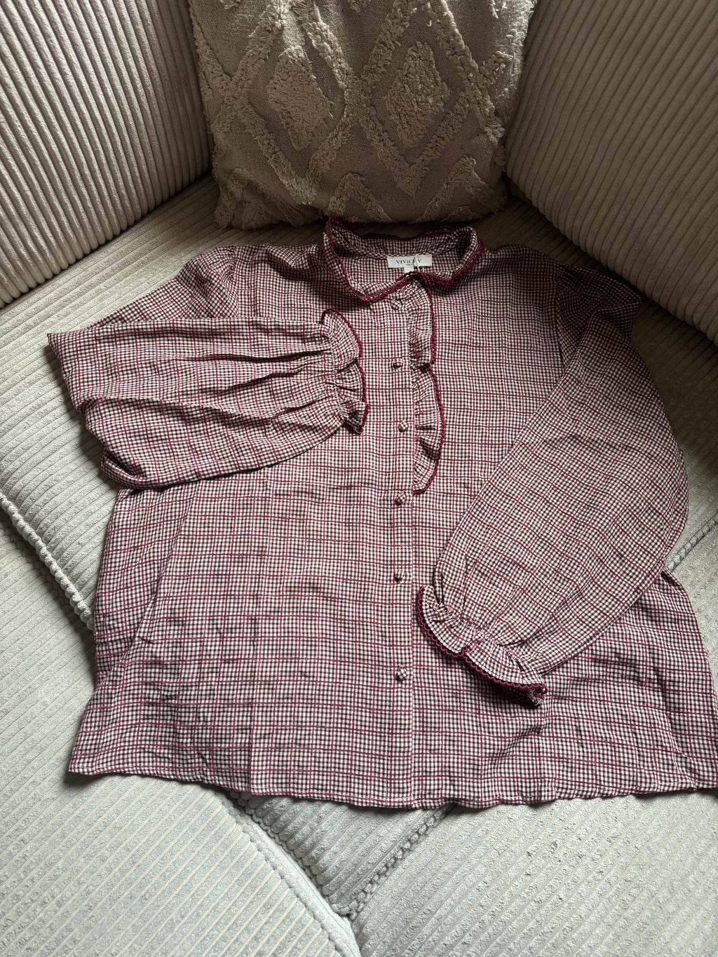 Blouse Romy Bordeaux