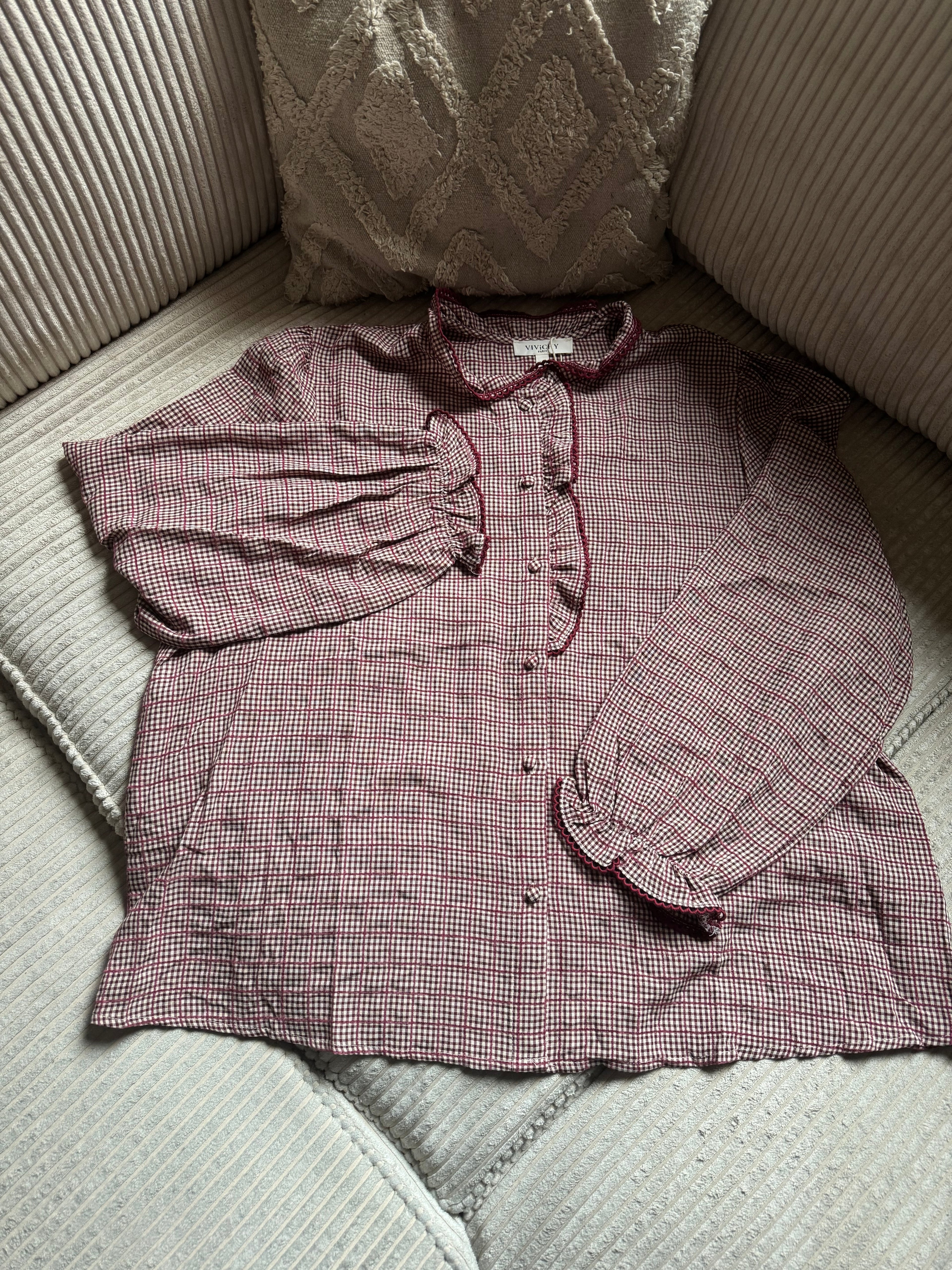 Blouse Romy Bordeaux