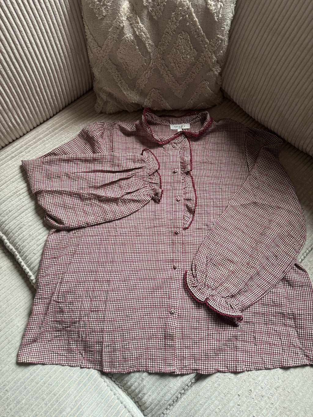 Blouse Romy Bordeaux