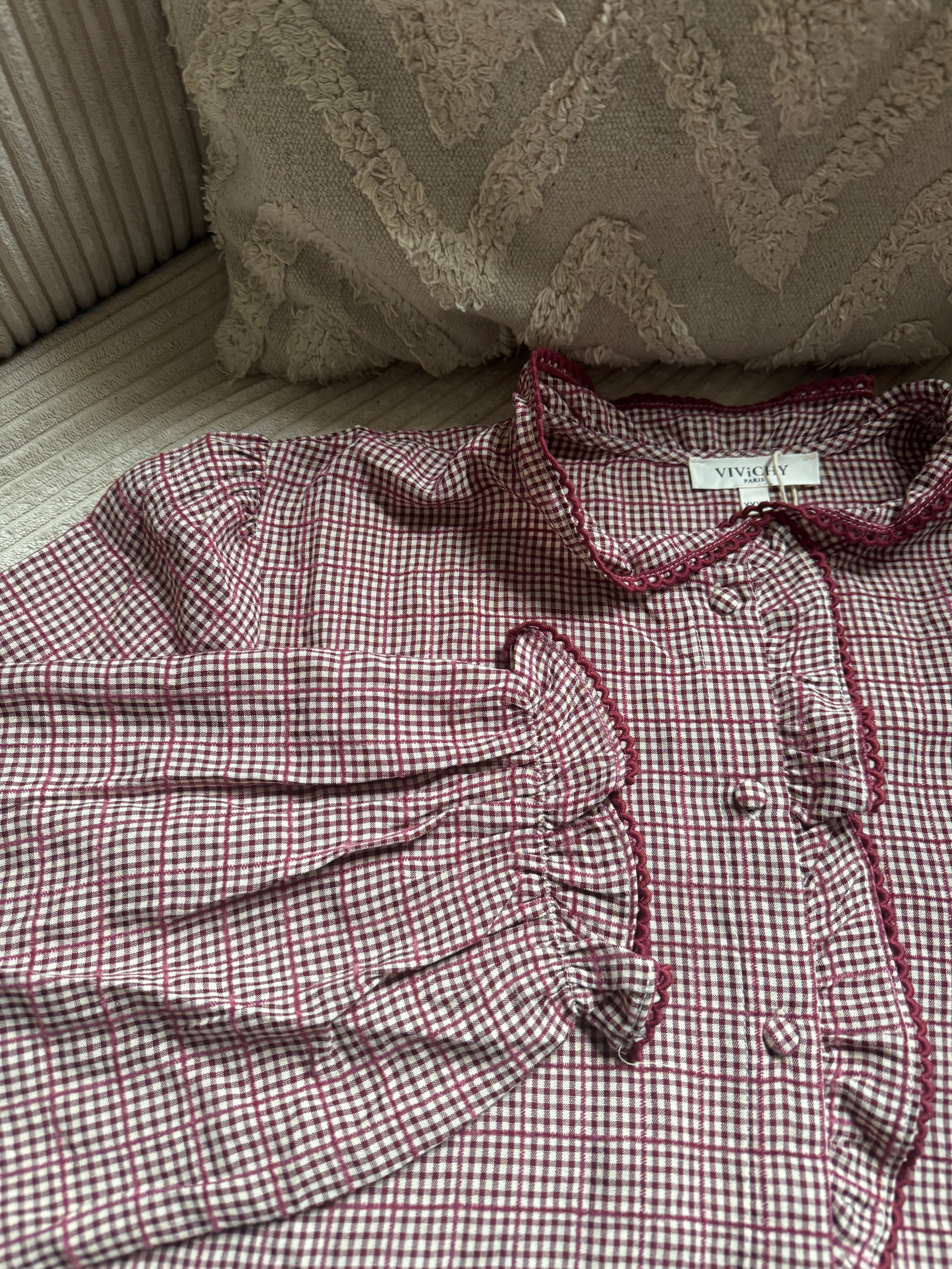 Blouse Romy Bordeaux