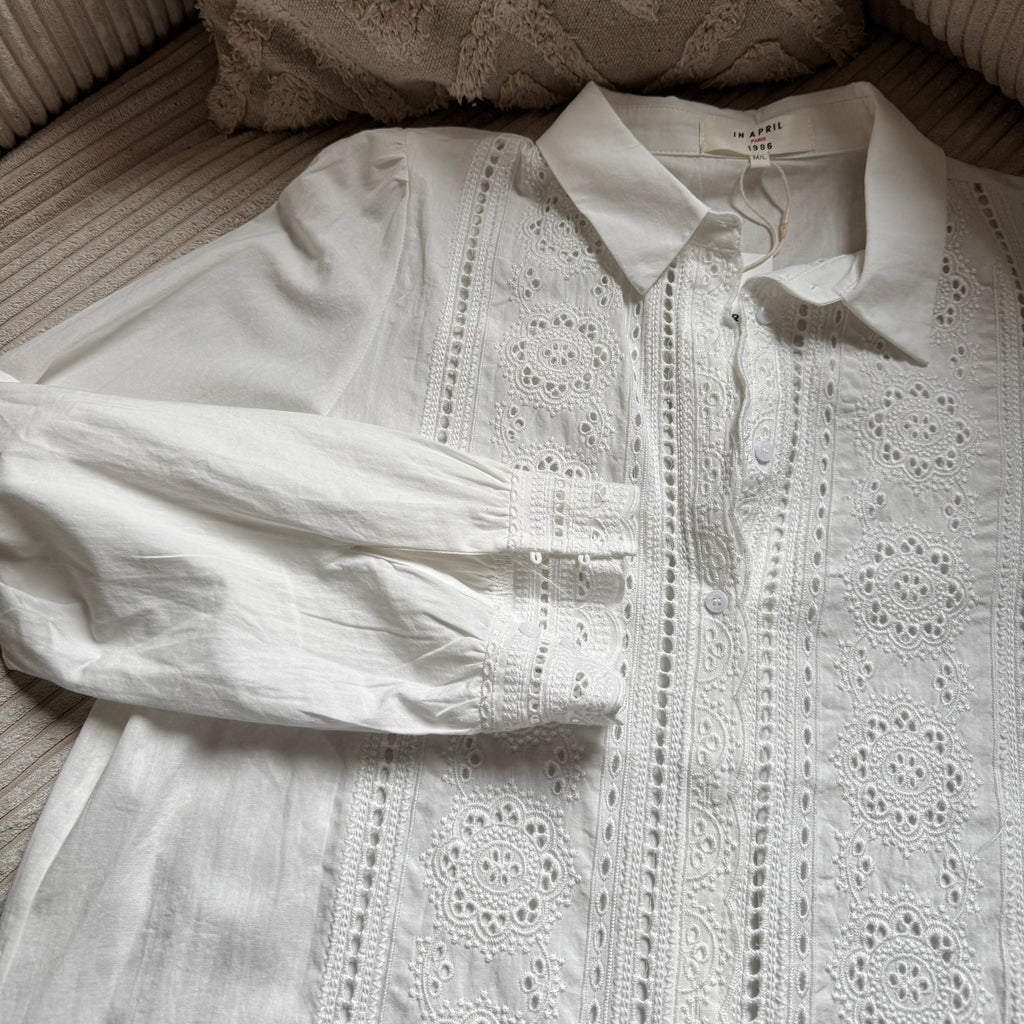 Chemise Joséphine à Broderie
