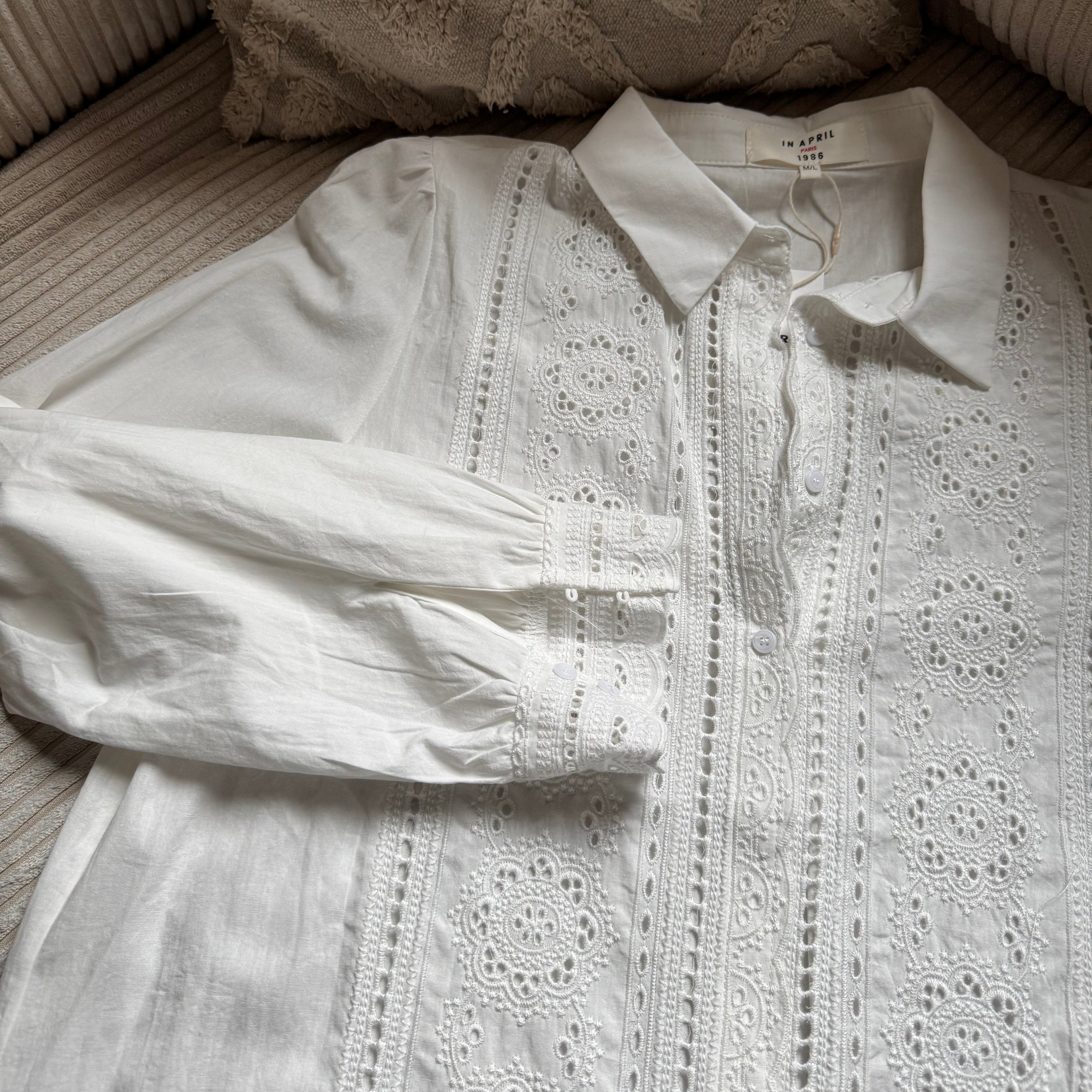 Chemise Joséphine à Broderie