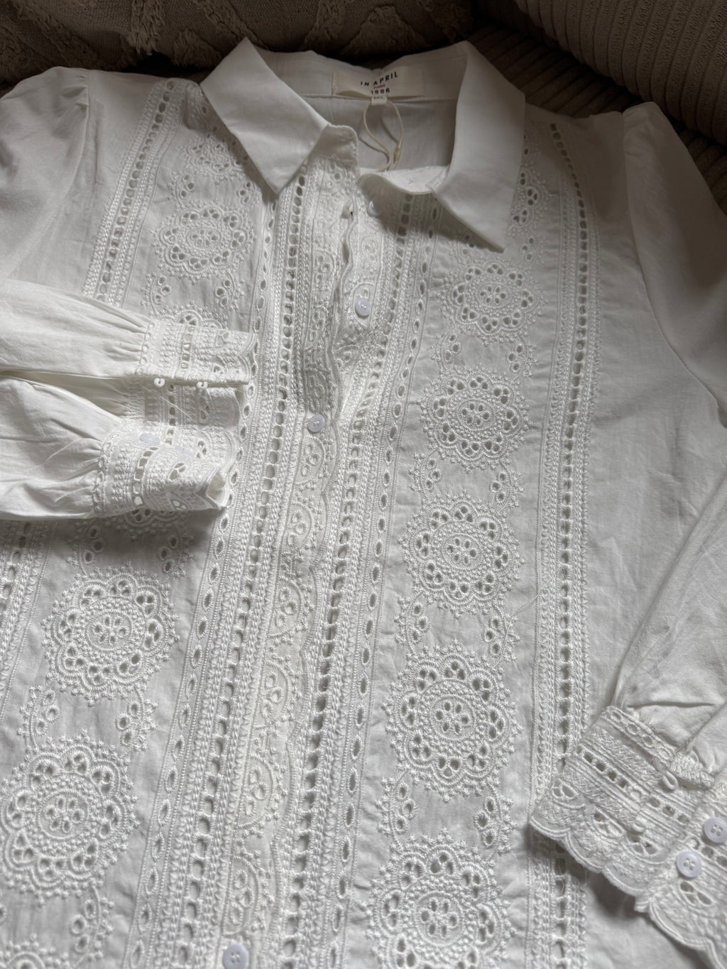 Chemise Joséphine à Broderie