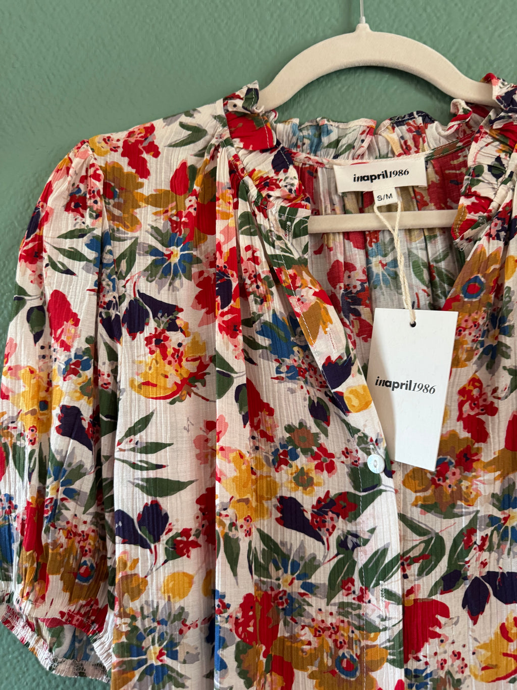 Blouse fleuries colorée